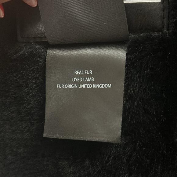 Blk dnm shearling - Picture 10 of 10